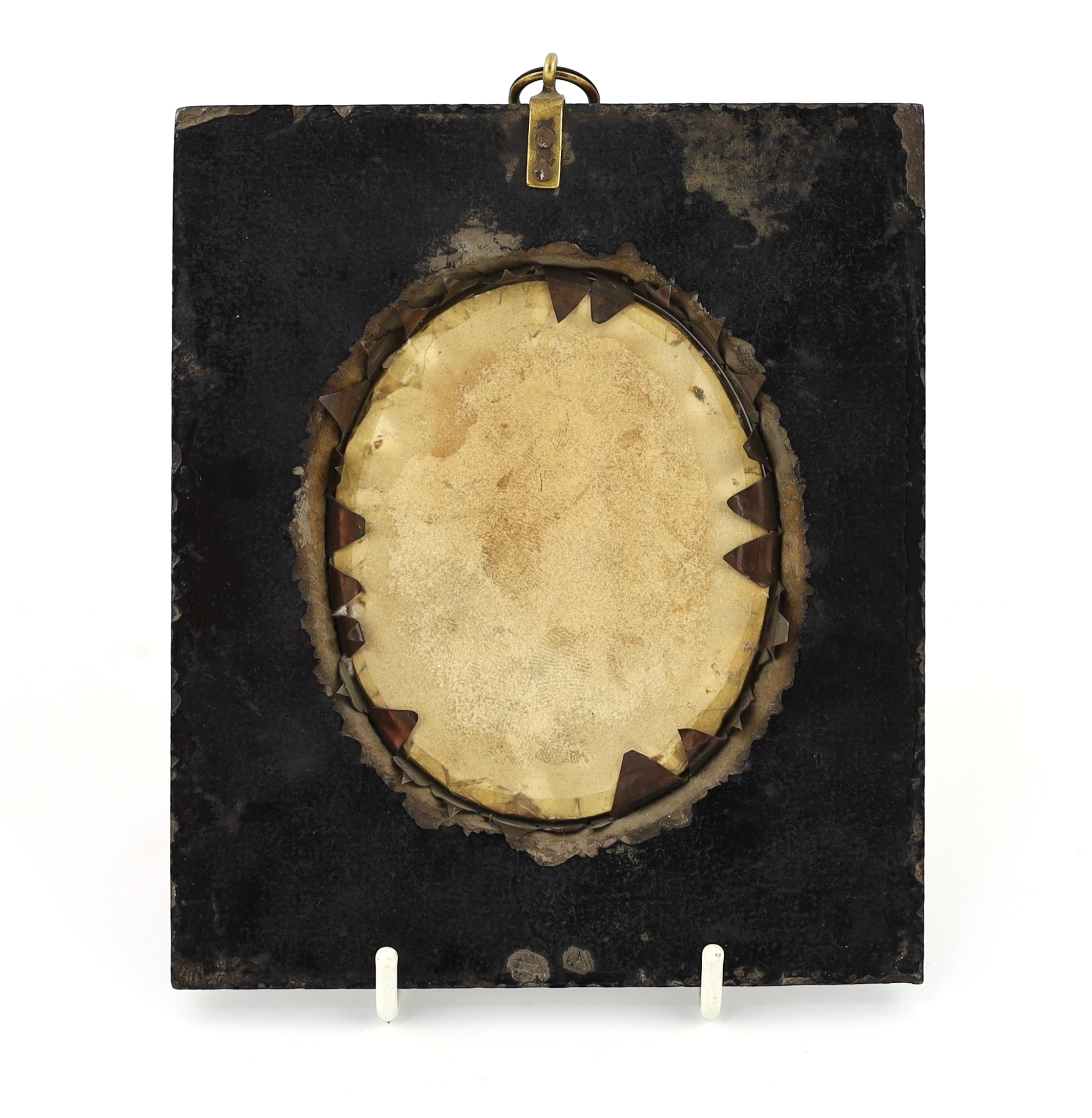 Charles Jagger (English, 1770-1827), Portrait miniature of a gentleman, watercolour on ivory, 8.5 x 6.8cm. CITES Submission reference JJRP2YU9